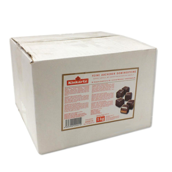 40 x 125gr Kinkartz Feine Aachener Dominosteine Zartbitter | 5kg MHD 04/2027