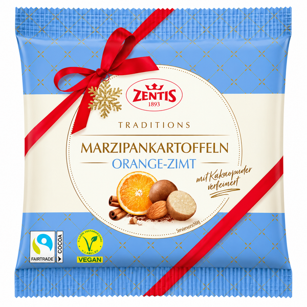 Zentis Marzipankartoffeln Orange-Zimt 100g
