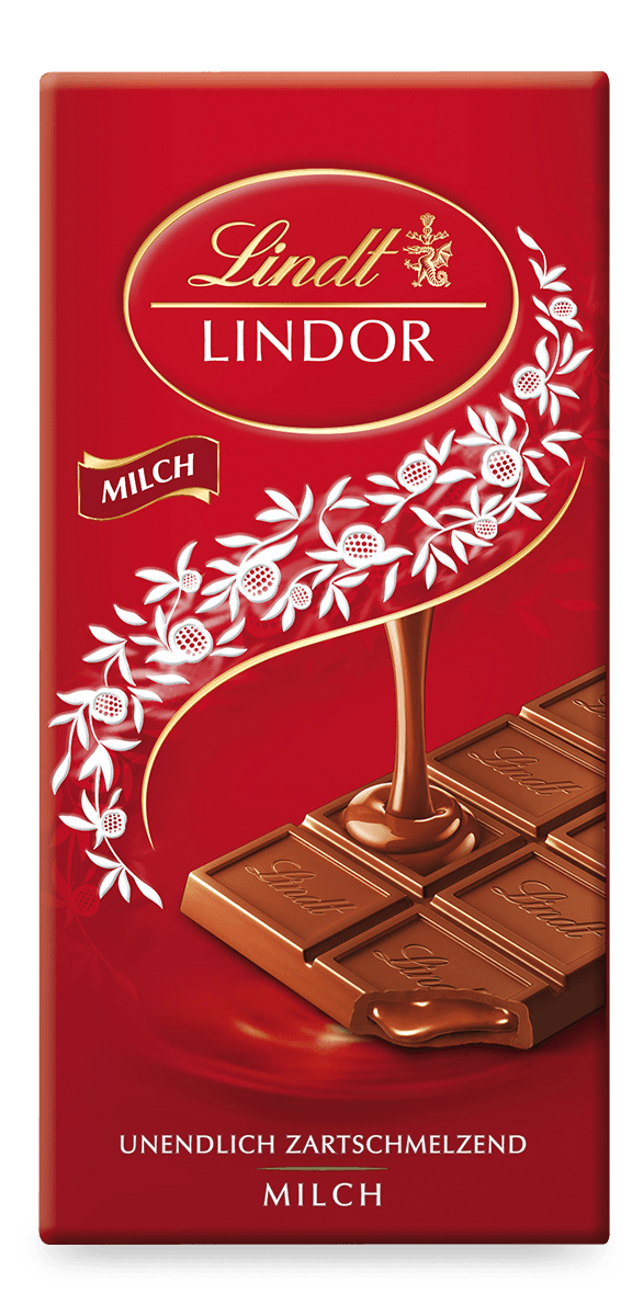 Lindt Lindor Tafel MILCH Rot 100g MHD 10/26