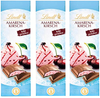 Lindt Schokolade Amarena-Kirsch | 3x 100 g Tafel | Vollmilch-Schokolade mit cremig-fruchtiger Amarena-Kirsch-Füllung | Kühl genießen | Schokoladentafel | Schokoladengeschenk