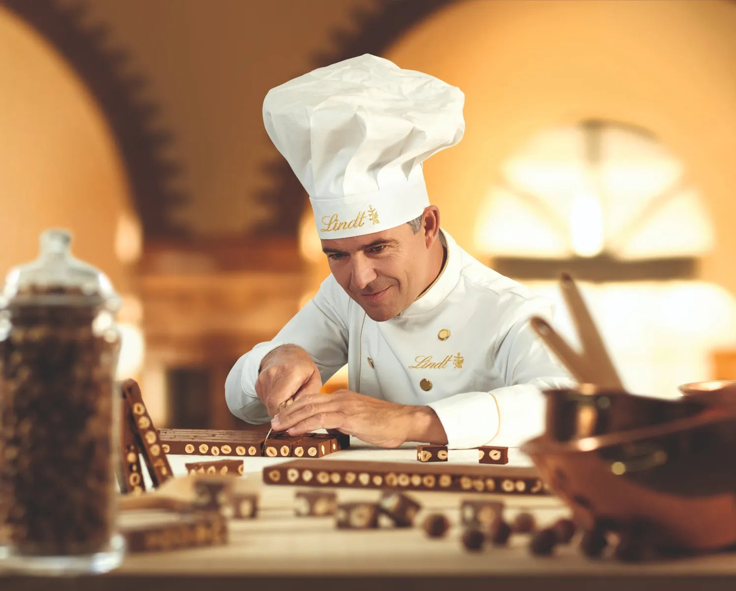 Lindt NUXOR Gianduja feinherb 36% Nuss Piemonte 700g im Beutel