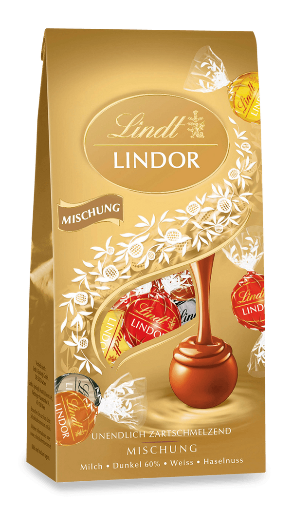 Lindt LINDOR Kugel Beutel Mischung 99g