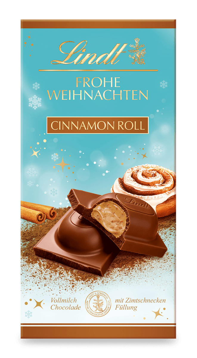 Lindt Weihnachts-Chocolade Cinnamon Roll 100g