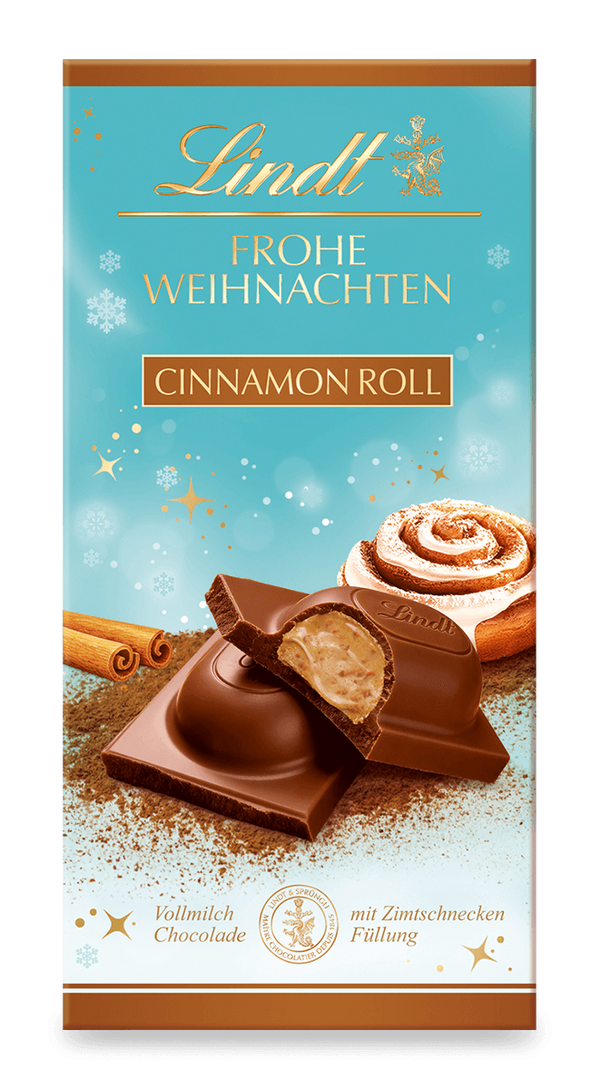 Lindt Weihnachts-Chocolade Cinnamon Roll 100g