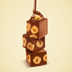 Lindt NUXOR  Milch  20% ganze Haselnuss Piemonte 700g im Beutel