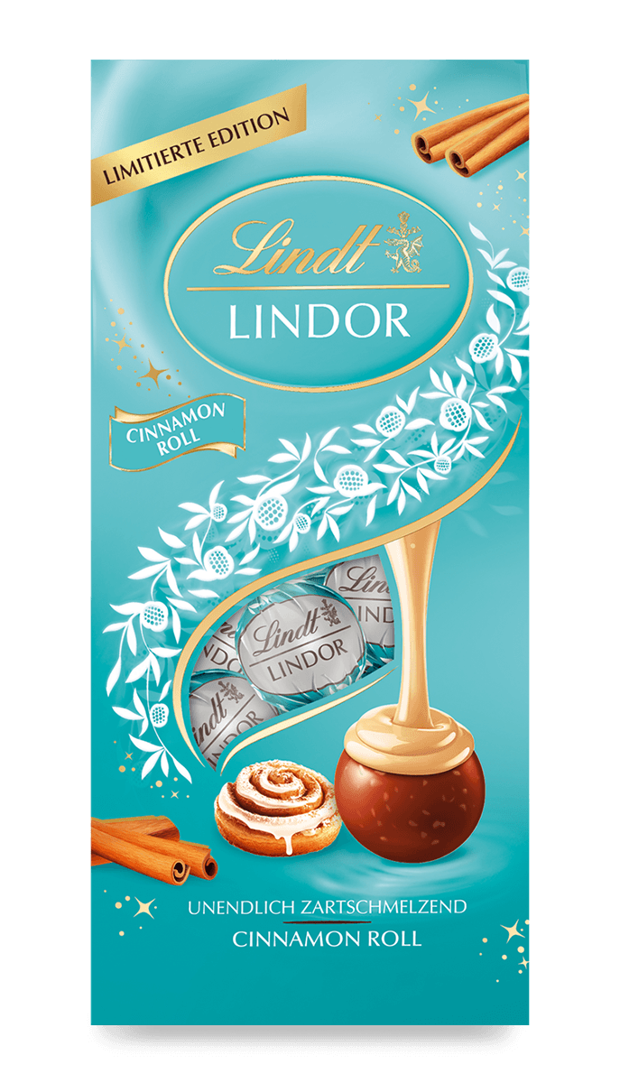 Lindt LINDOR Kugel Beutel Cinnamon Roll 100g