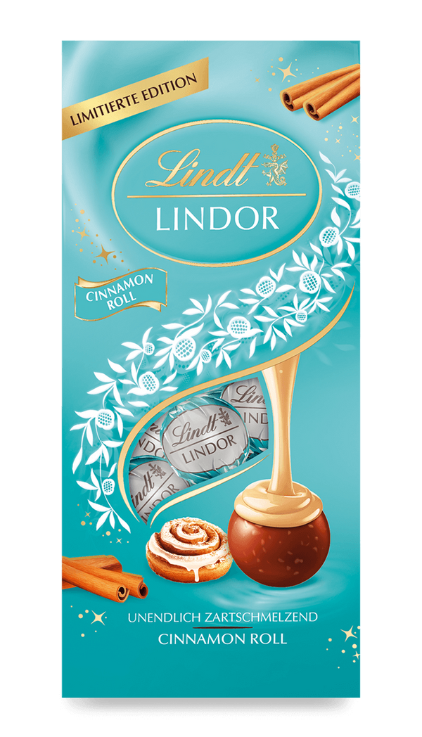 Lindt LINDOR Kugel Beutel Cinnamon Roll 100g