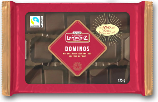 Lambertz Dominos Zartbitter 175g