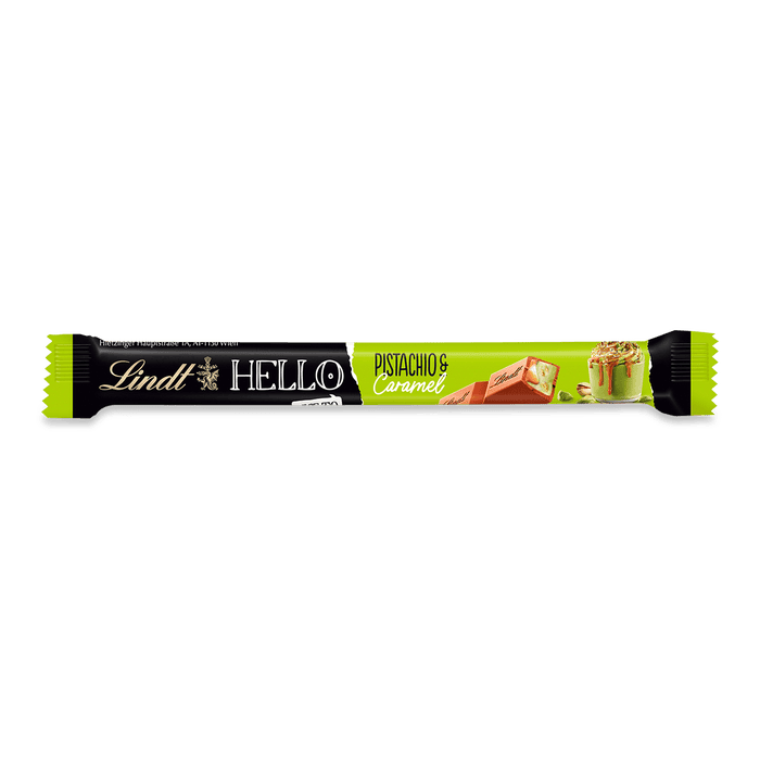 Lindt HELLO Pistachio & Caramel Stick 38g