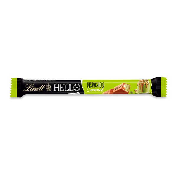 Lindt HELLO Pistachio & Caramel Stick 38g