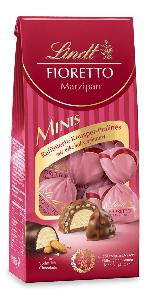 Lindt FIORETTO Minis Marzipan 115g