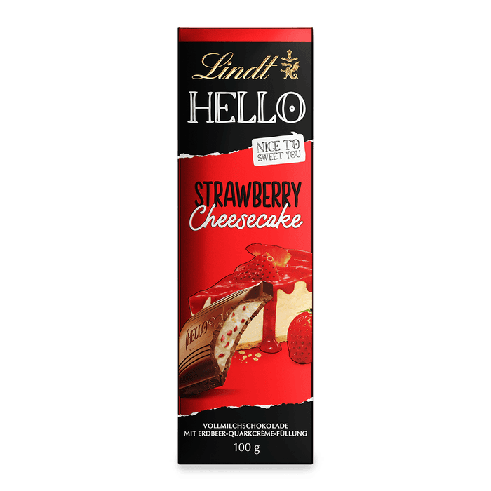 Lindt HELLO Strawberry Cheesecake Tafel 100g