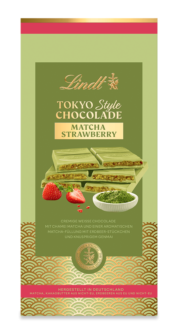 Lindt Tokyo Style Chocolade Matcha Strawberry 145g