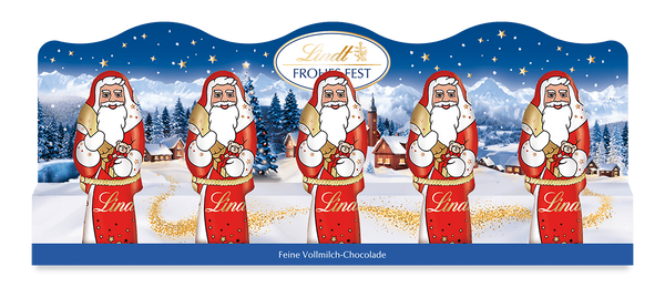 Lindt Mini-Weihnachtsmänner Vollmilch 50g