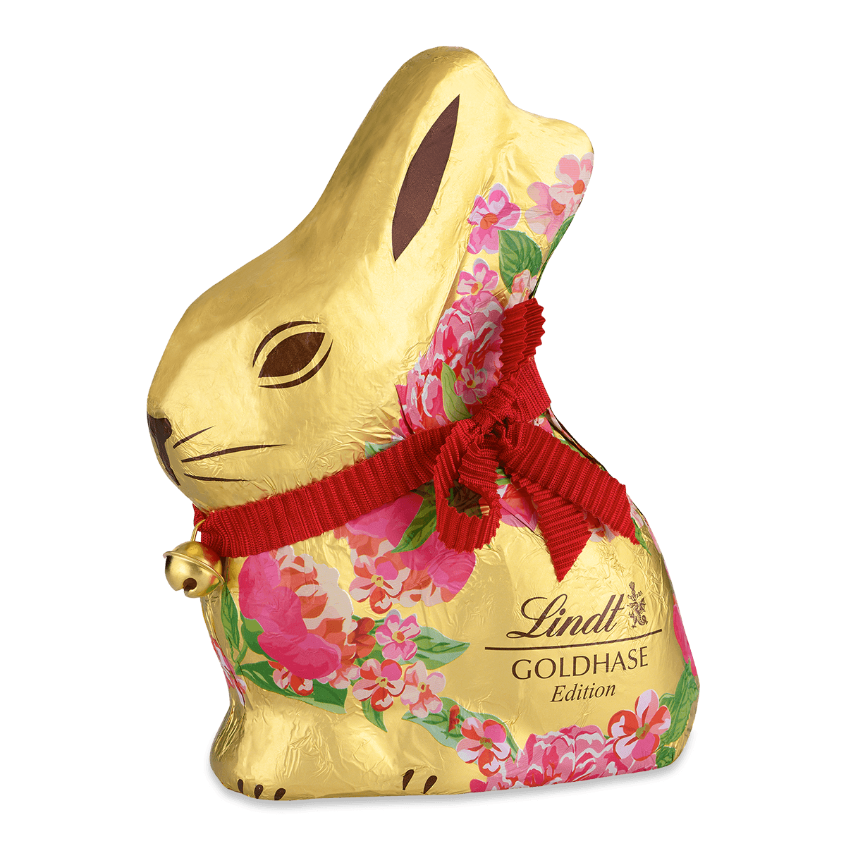 Lindt Goldhase Osterhase Vollmilch Schokolade Blumen Edition  100 g