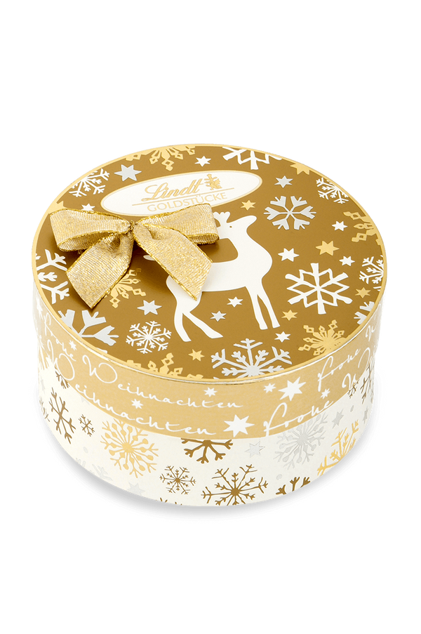 Lindt Goldstücke Pralinés Rundschachtel 140g