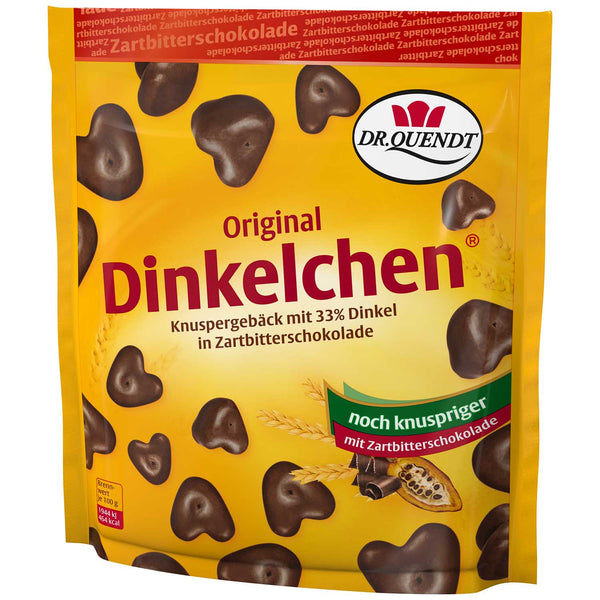 6x Dr. Quendt Original Dinkelchen Zartbitter Knuspergebäck 32% Dinkel 510g
