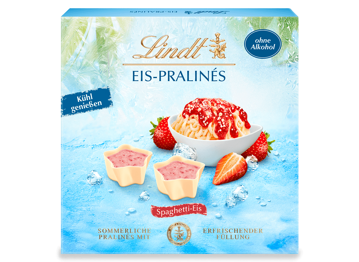 Lindt Sommer Spaghetti-Eis Pralinés 80g