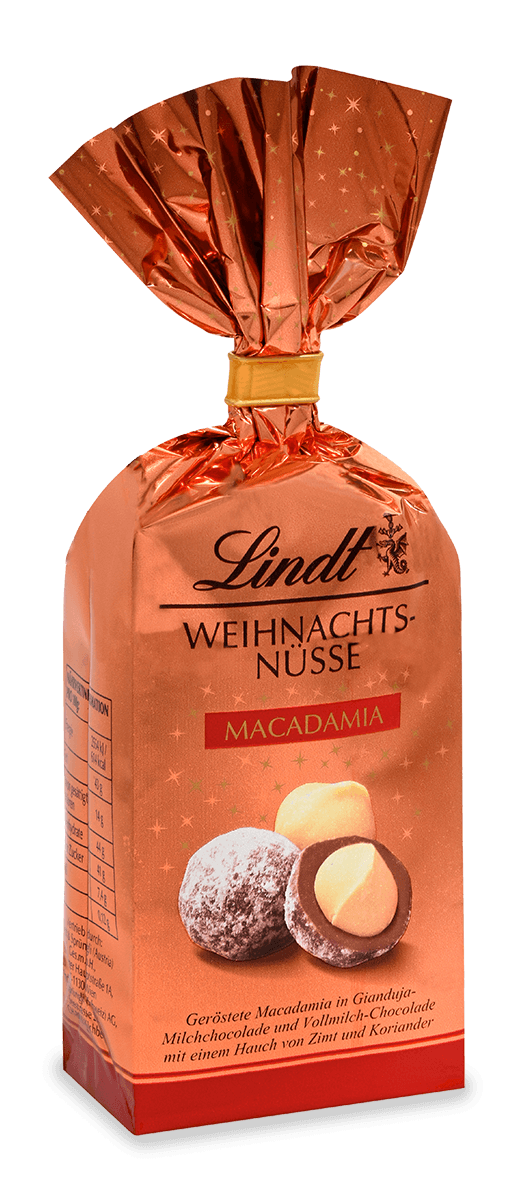 Lindt Macadamia Weihnachtsmandeln 100g Beutel