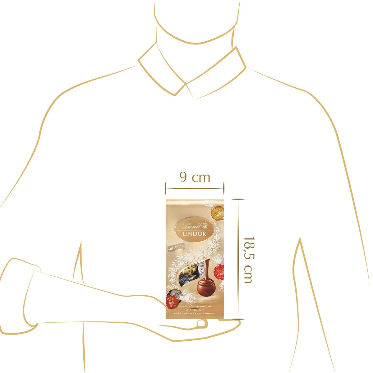 Lindt LINDOR Kugel Beutel Mischung, 137g MHD 11/26