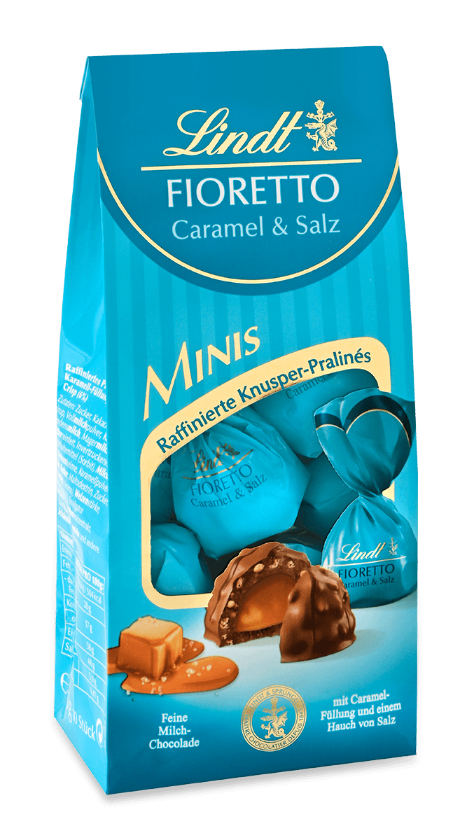 Lindt FIORETTO Minis Beutel Caramel & Salz 115g