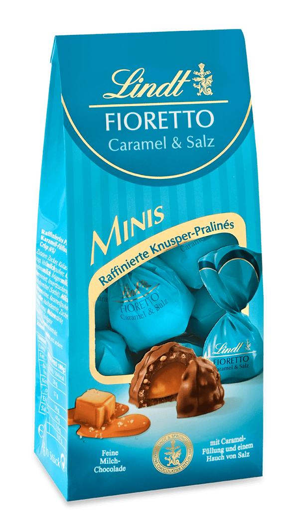 Lindt FIORETTO Minis Beutel Caramel & Salz 115g