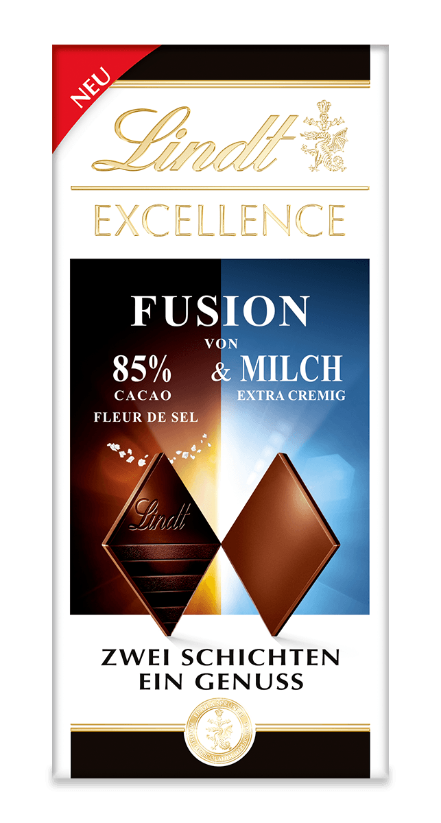 Lindt EXCELLENCE Fusion 85% & Fleur de Sel 100g