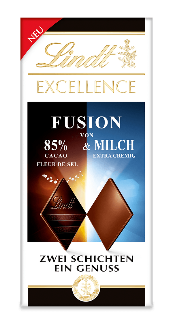 Lindt EXCELLENCE Fusion 85% & Fleur de Sel 100g