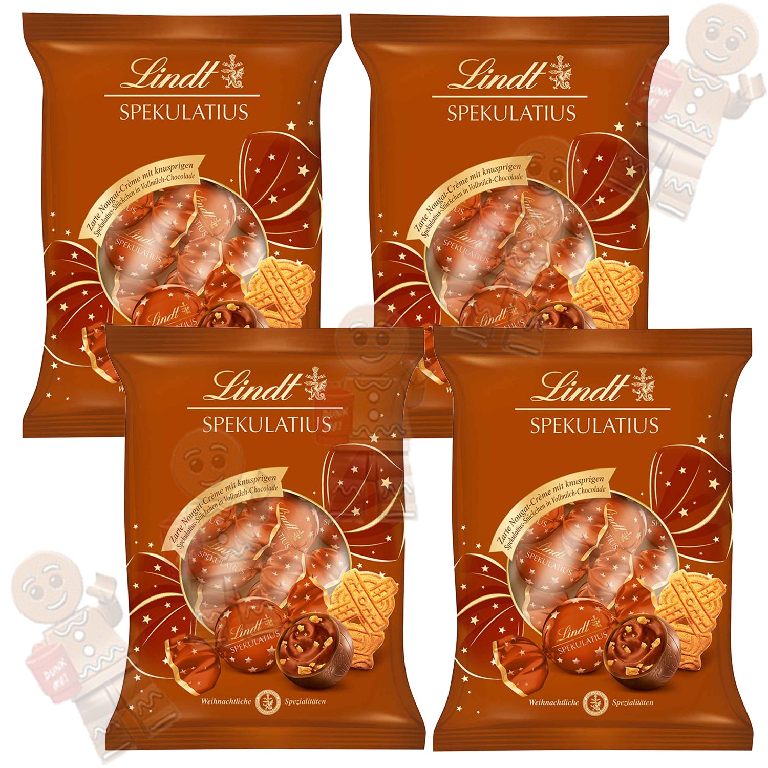 4x 101g Lindt Spekulatius Doppeldreh | 404g