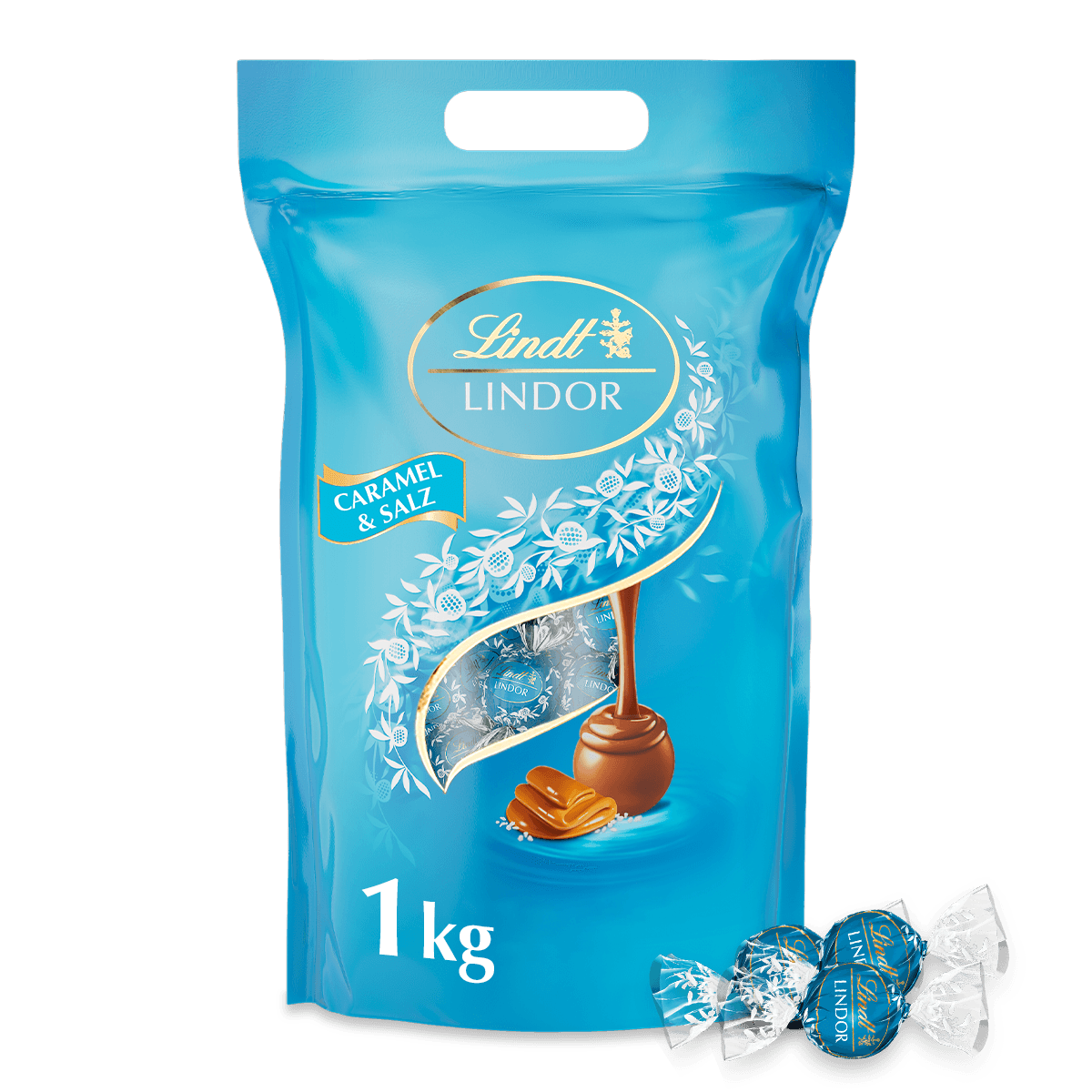 Lindt LINDOR Kugel Beutel Caramel & Salz 1kg
