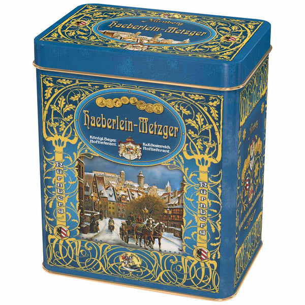 Haeberlein Metzger Nürnberg Nostalgische Metalldose Mini 100g BLAU