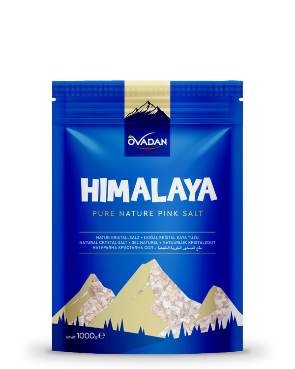 OVADAN Himayala Salz 2,5-5mm Salzkristalle Grobkörnig Naturbelassen 1kg