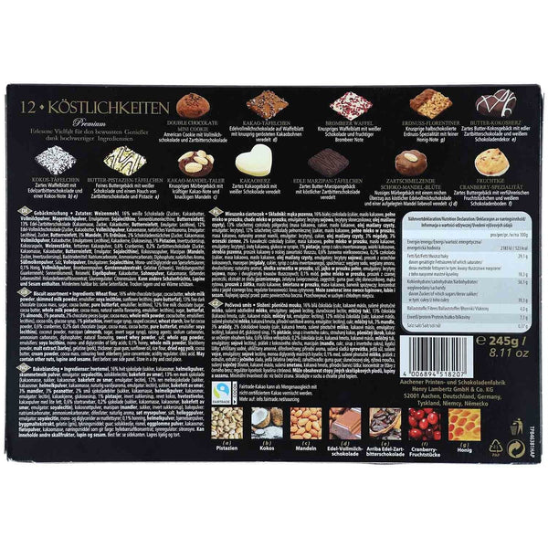 Henry Lambertz 12 Köstlichkeiten Premium Gebäckspezialitäten Cookies | 245g