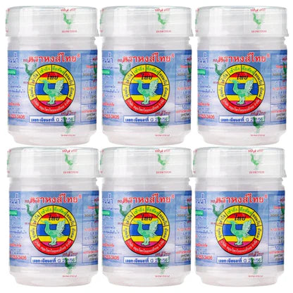 Hong Thai Riechdose – 100 % natürlich - Rezeptur Weiß | Atherische Öle Aromadose zur Erfrischung aus Thailand 1 Dose