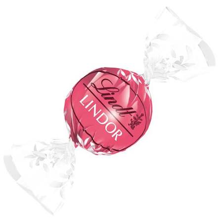 Lindt Lindor Erdbeer Sahne 11 + 1 Kugel Gratis , ca. 149g