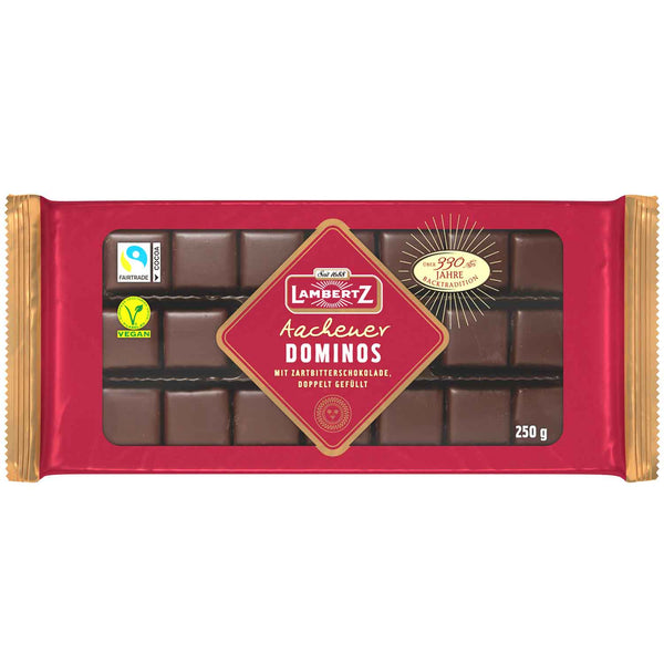Lambertz Aachener DOMINOs Zartbitter Schokolade  250g  Dominosteine MHD 30.04.26