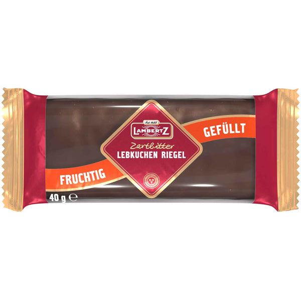 Lambertz Zartbitter Lebkuchenriegel mit Aprikosenfüllung 160g