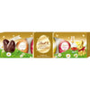 Lindt Alkohol Spezialitäten Zartbitter Schokolade 6 Eier mit Cognac, Eierlikör, Kirschwasser 108g