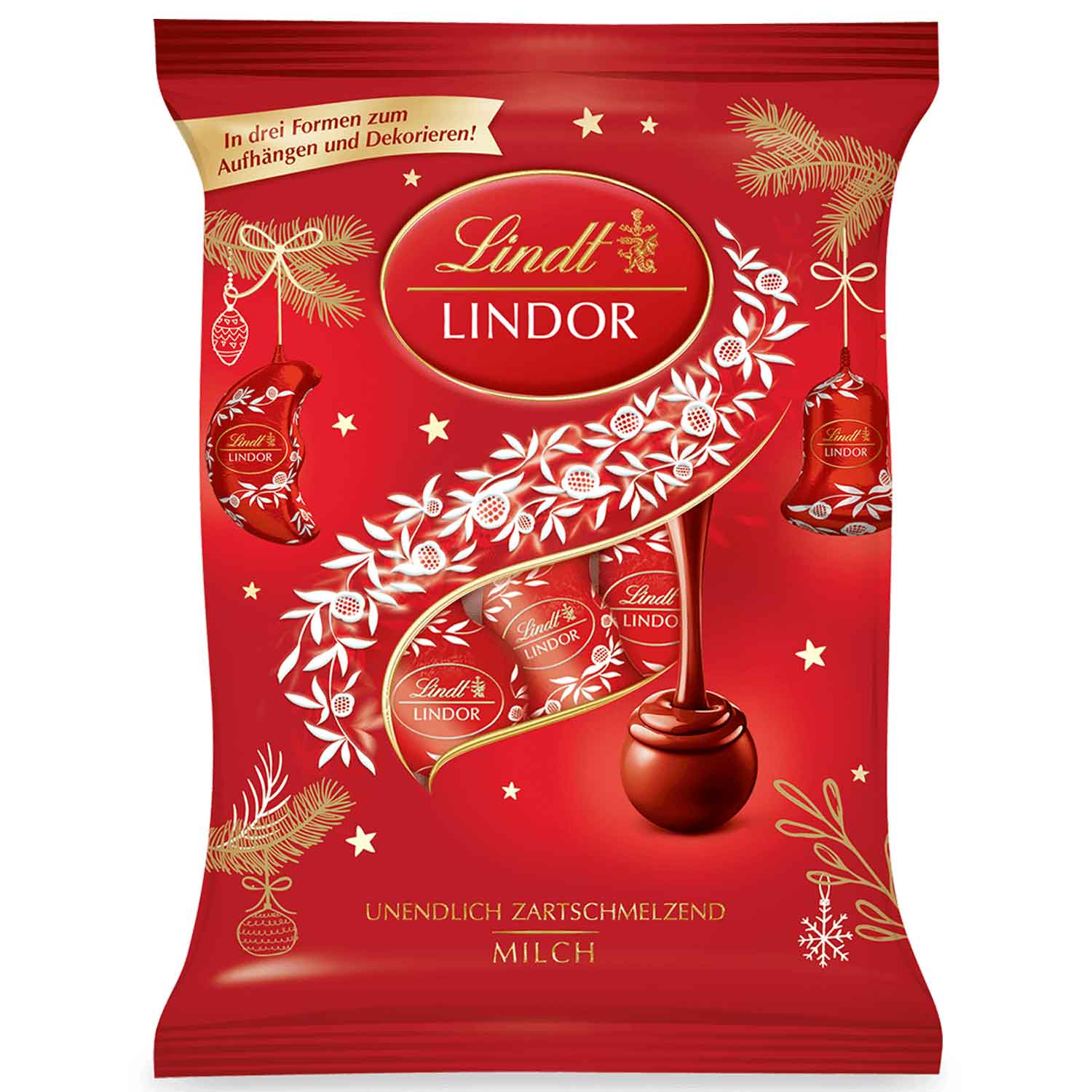 Lindt Lindor Vollmilch Baumbehang 200g