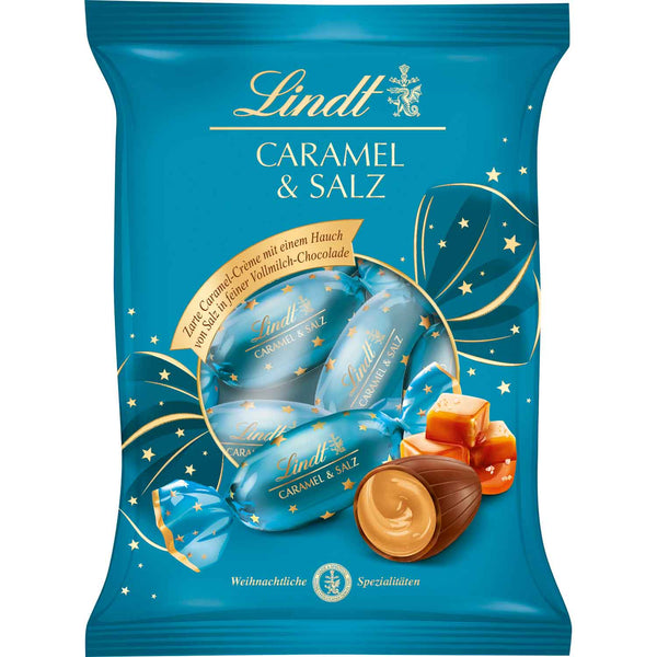 Lindt Caramel & Salz Zapfen 600 g Vollmilchschokolade mit Karamell-salz-Füllung