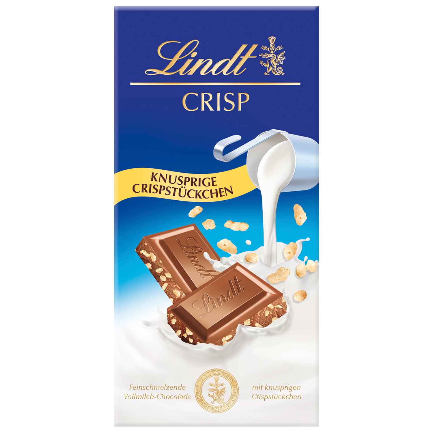 Lindt Crisp Vollmilch Tafel 100g