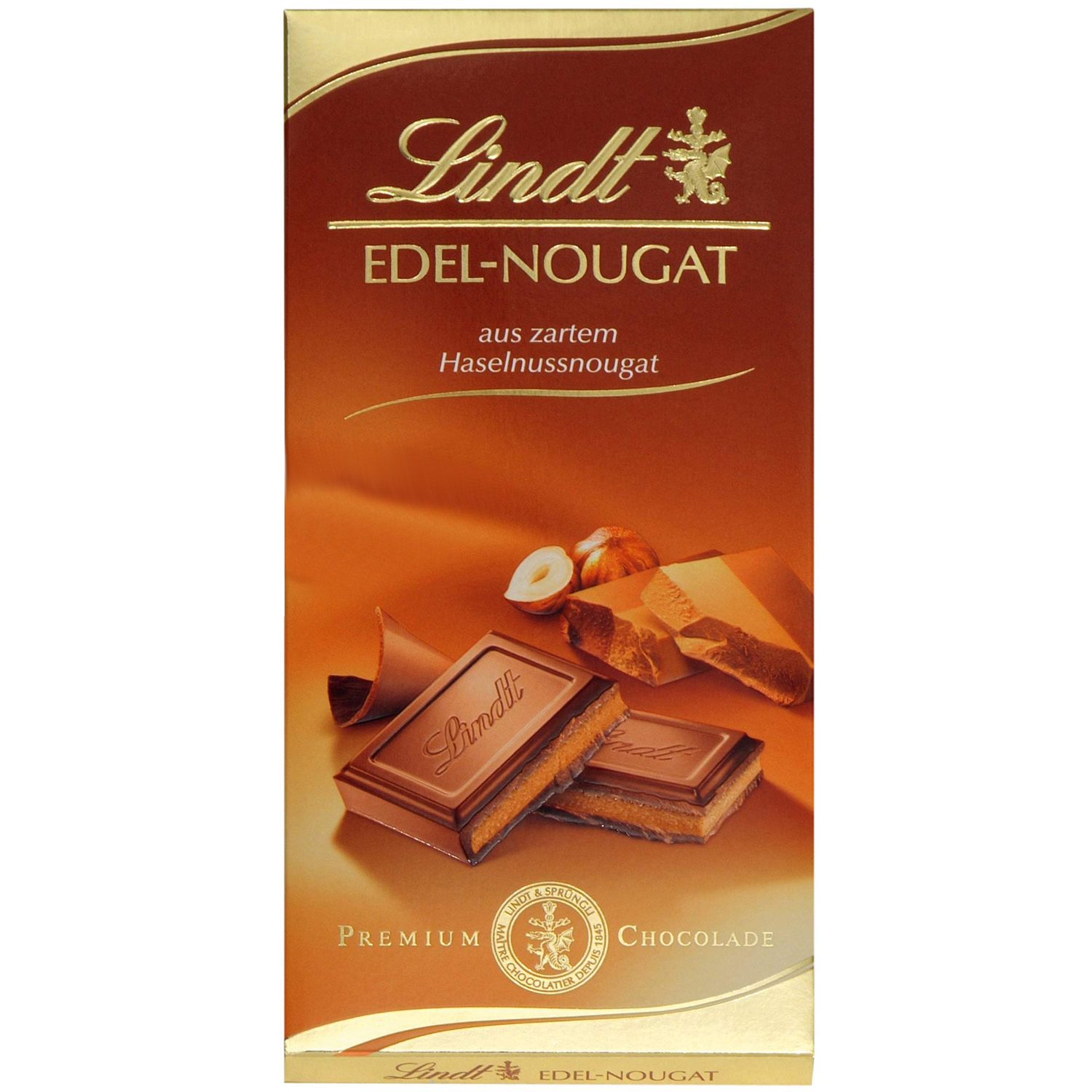 Lindt 100g Tafel Edel-Nougat