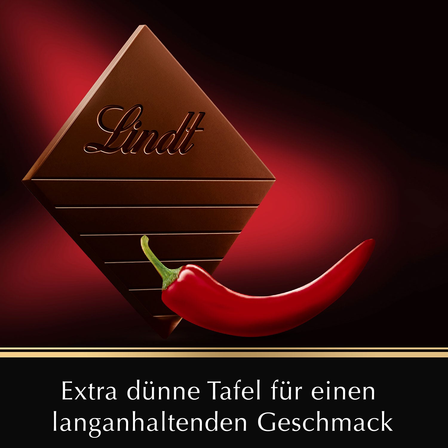 Lindt Excellence Chili Feinherb Tafel 100g