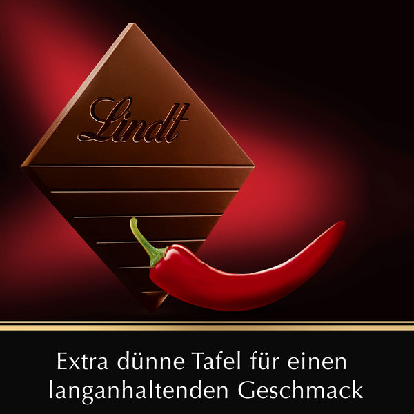 Lindt Excellence Chili Feinherb Tafel 100g