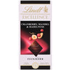 Lindt Excellence Cranberry, Mandel & Haselnuss Feinherb Tafel 100g