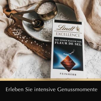 Lindt Excellence Fleur de Sel Feinherb Tafel 100g