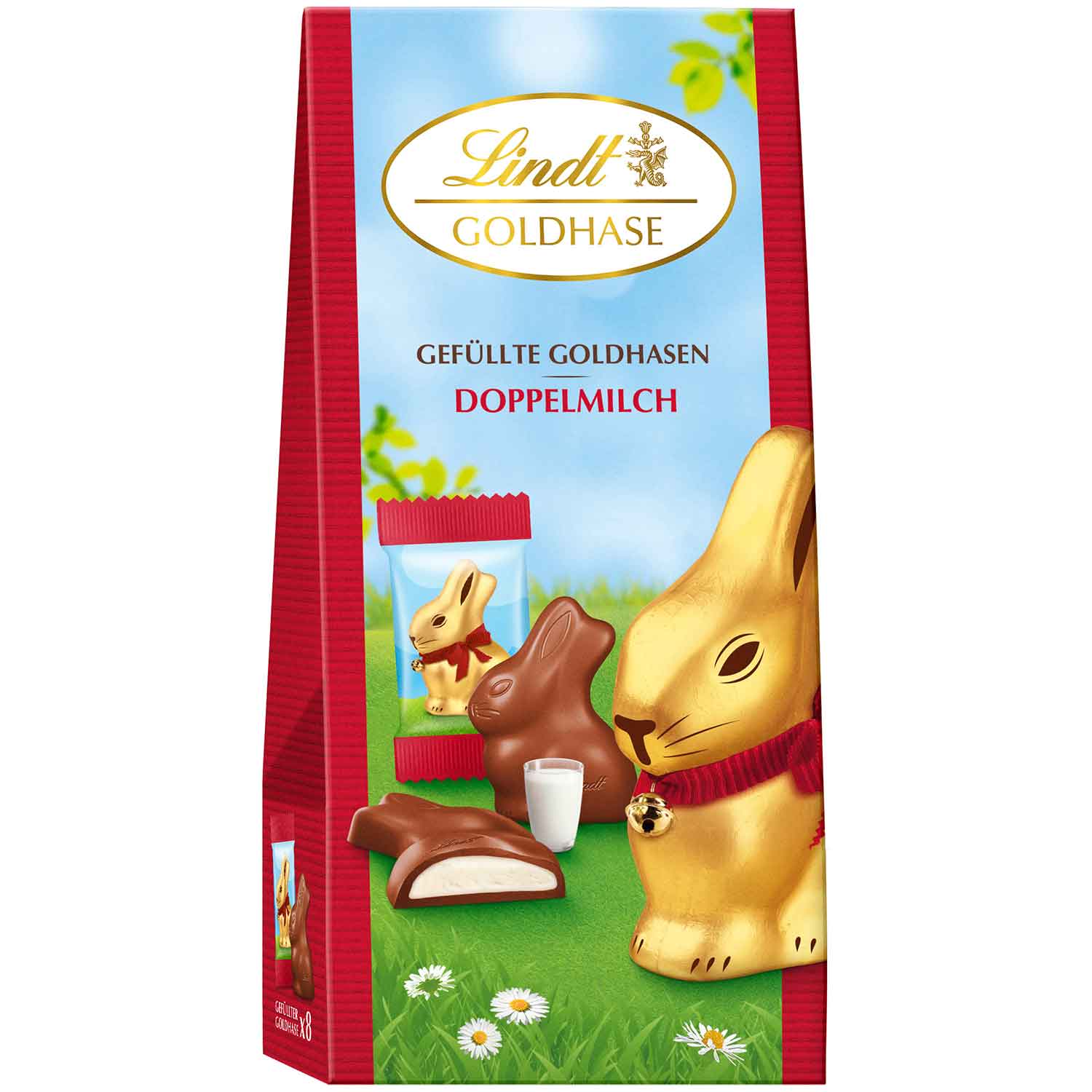Lindt Gefüllte Goldhasen Doppelmilch 80g