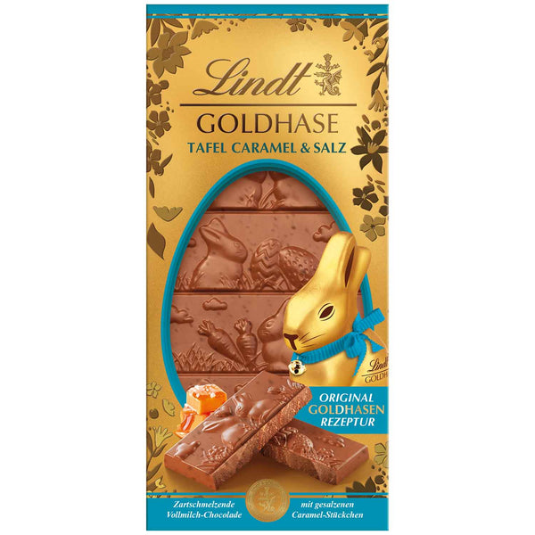 Lindt Goldhase Tafel Caramel & Salz 120g