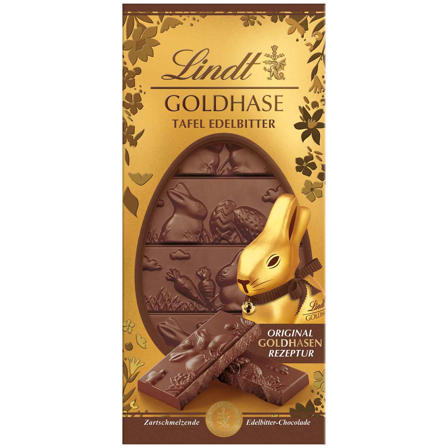 Lindt Goldhase Tafel Edelbitter 120g