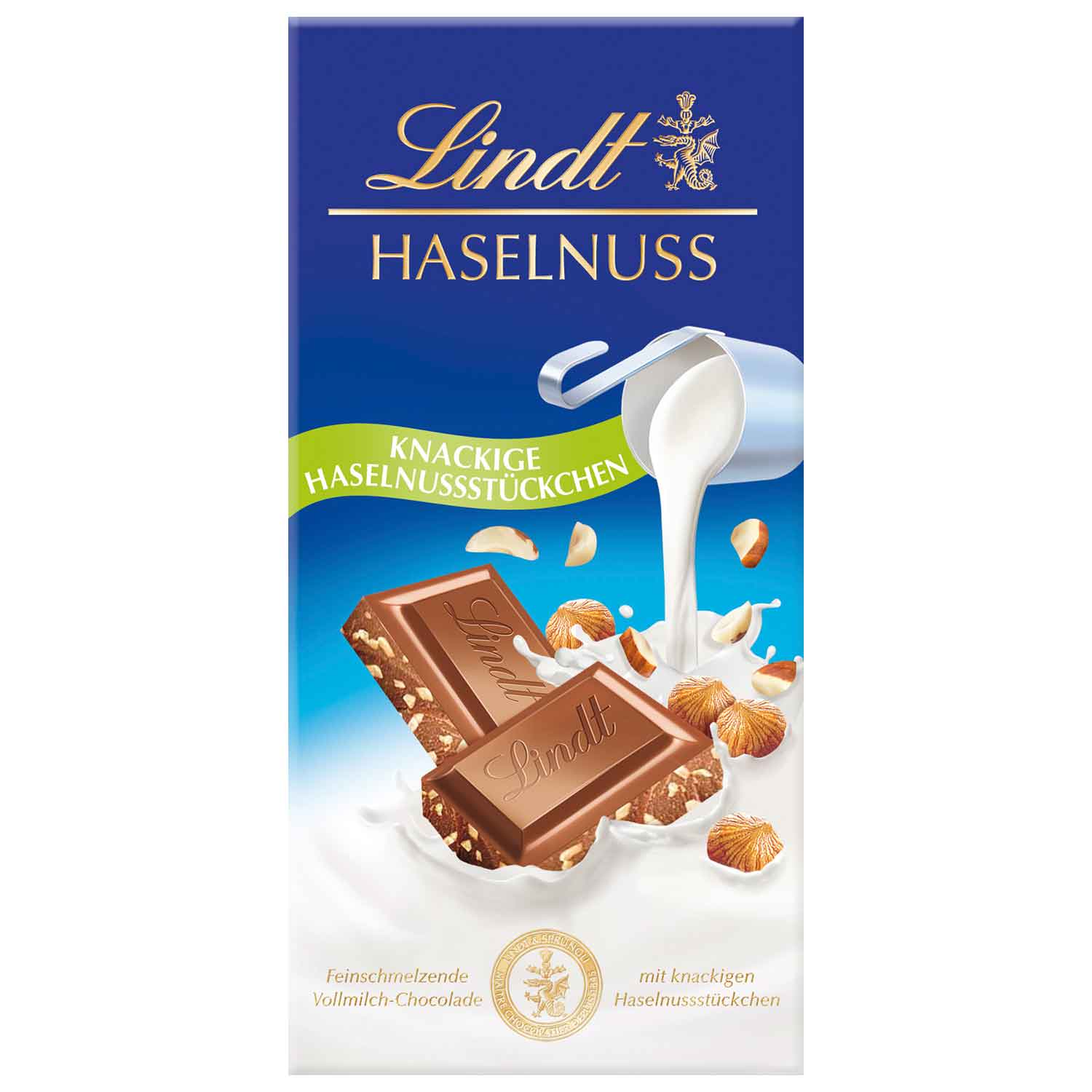 Lindt Haselnuss Vollmilch Tafel 100g